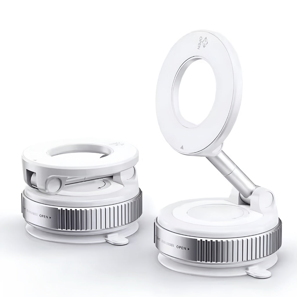 Support téléphone voiture magnétique pliable – rotation 360° sécurisé