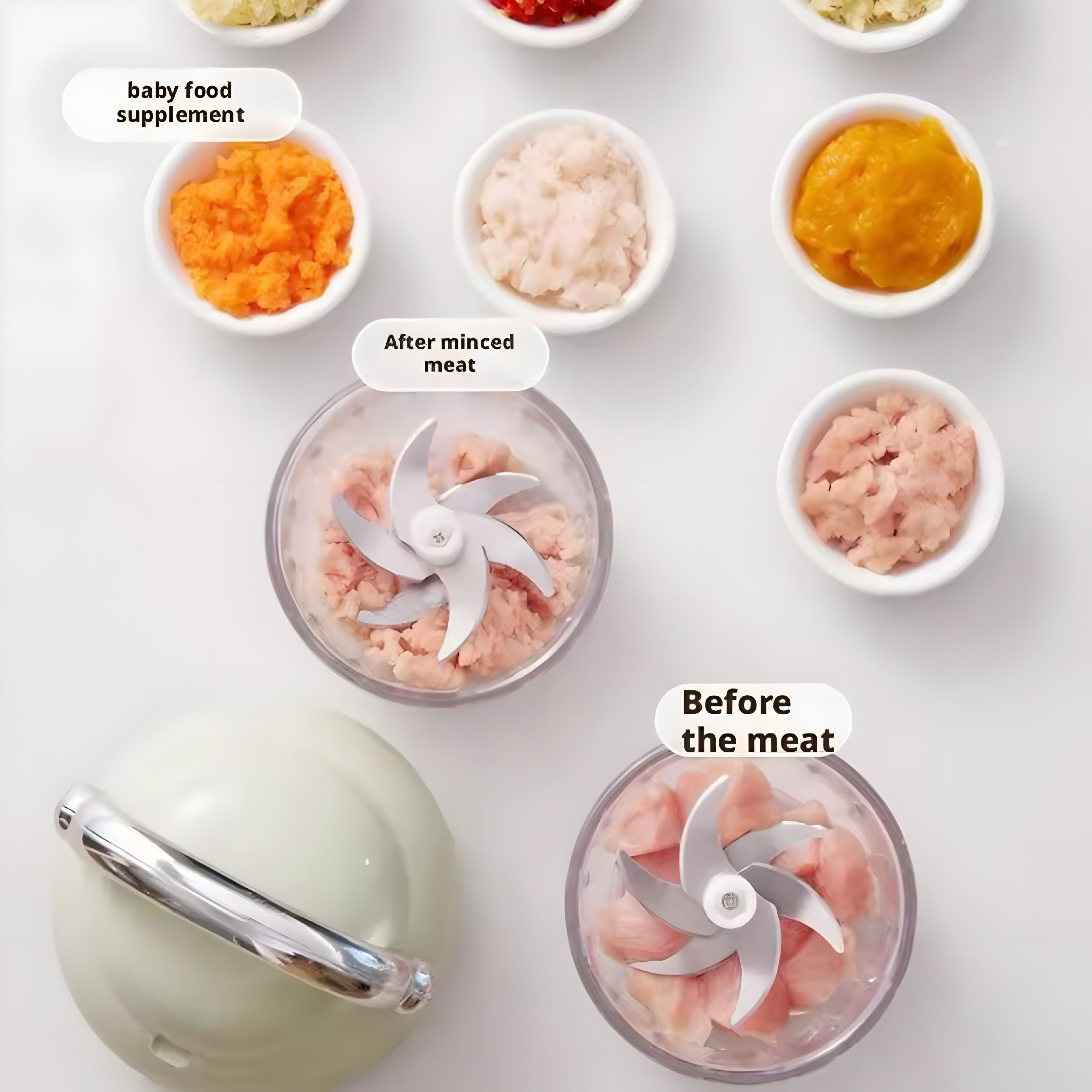Mini blender portable sans fil rechargeable – mixeur multifonction cuisine rapide