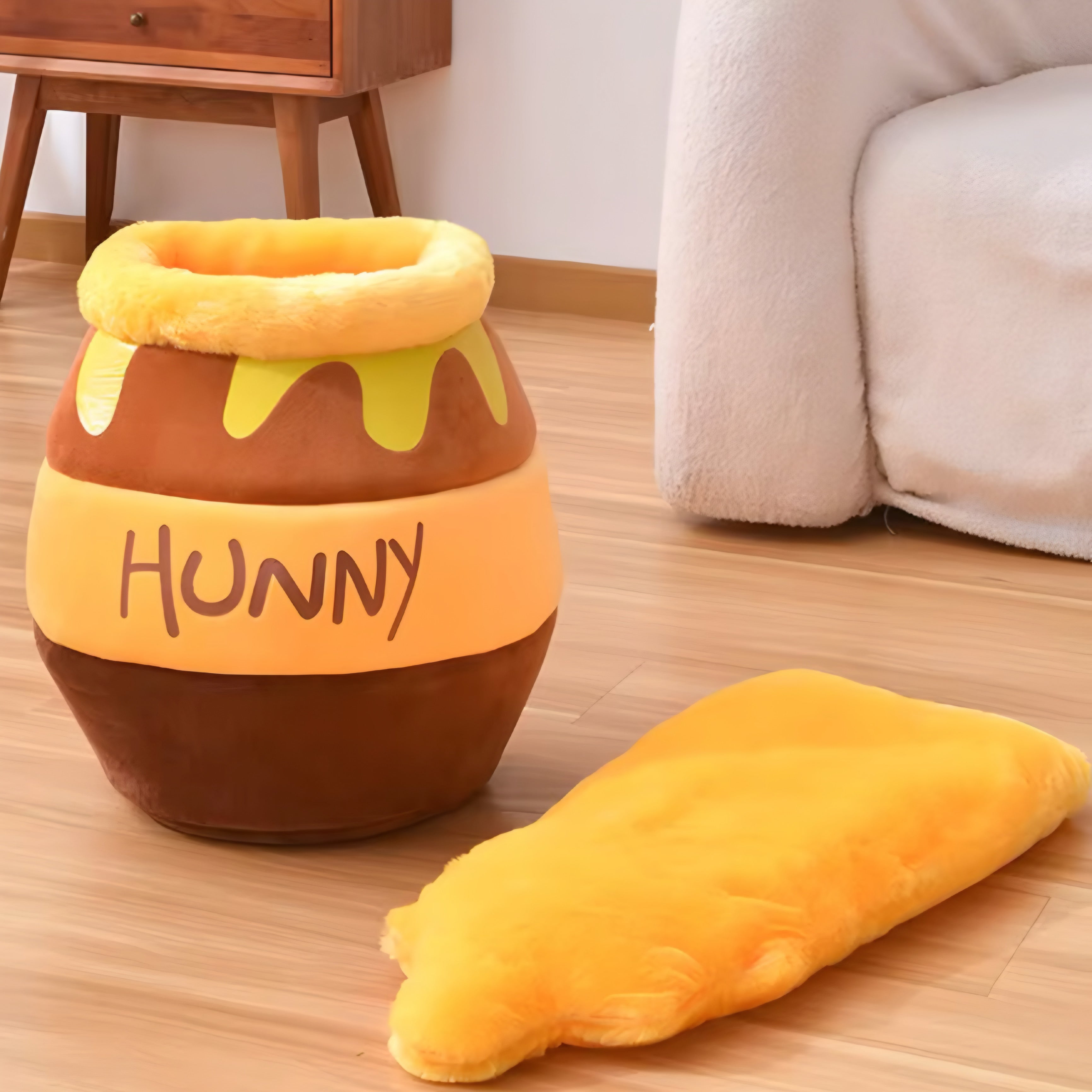 Panier pour chat pot de miel – lit douillet et design mignon
