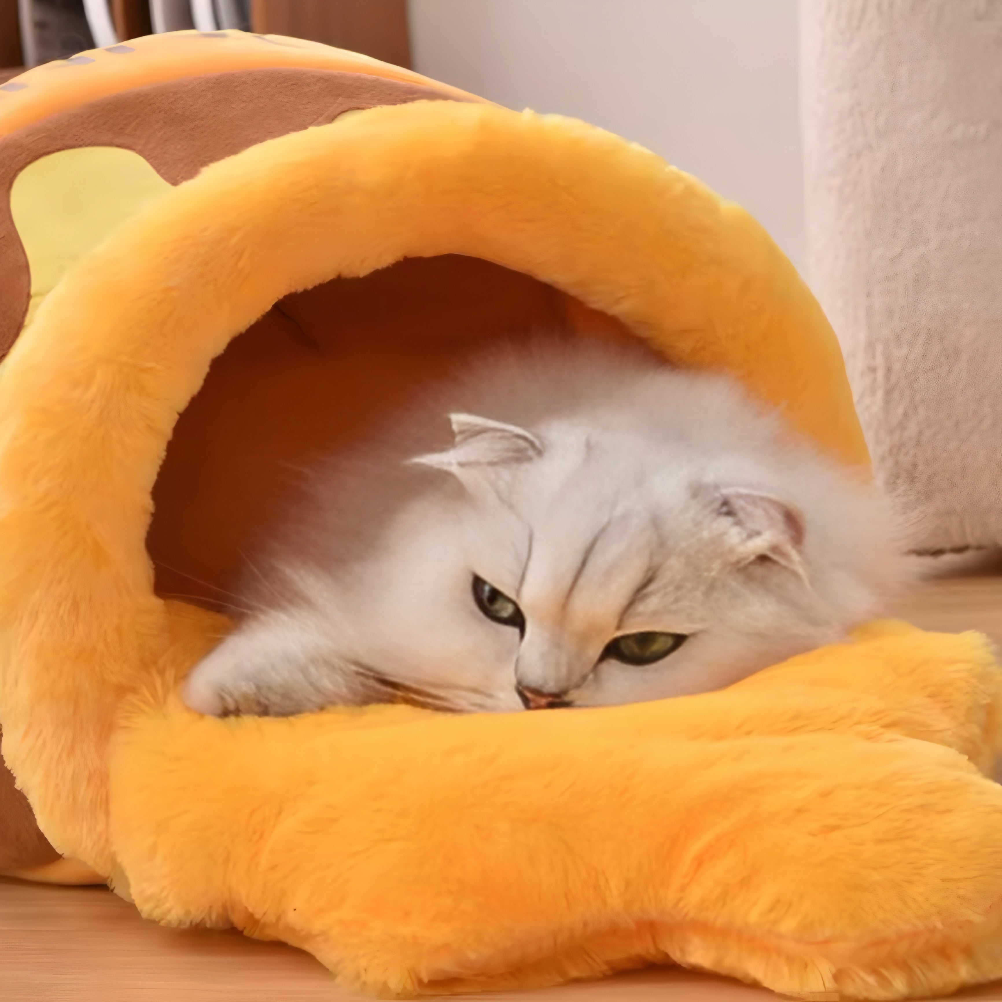 Panier pour chat pot de miel – lit douillet et design mignon