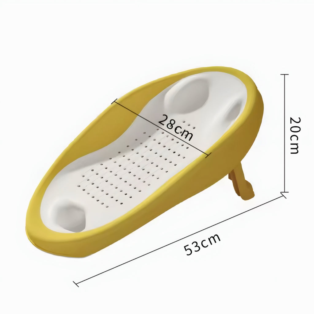 Siège de bain bébé pliable ergonomique – sécurité et confort 0-12 mois