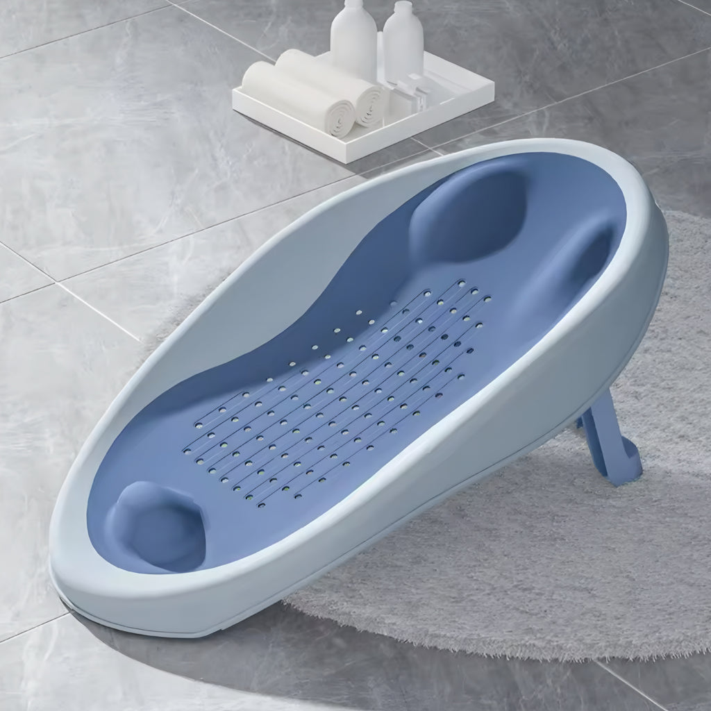 Siège de bain bébé pliable ergonomique – sécurité et confort 0-12 mois