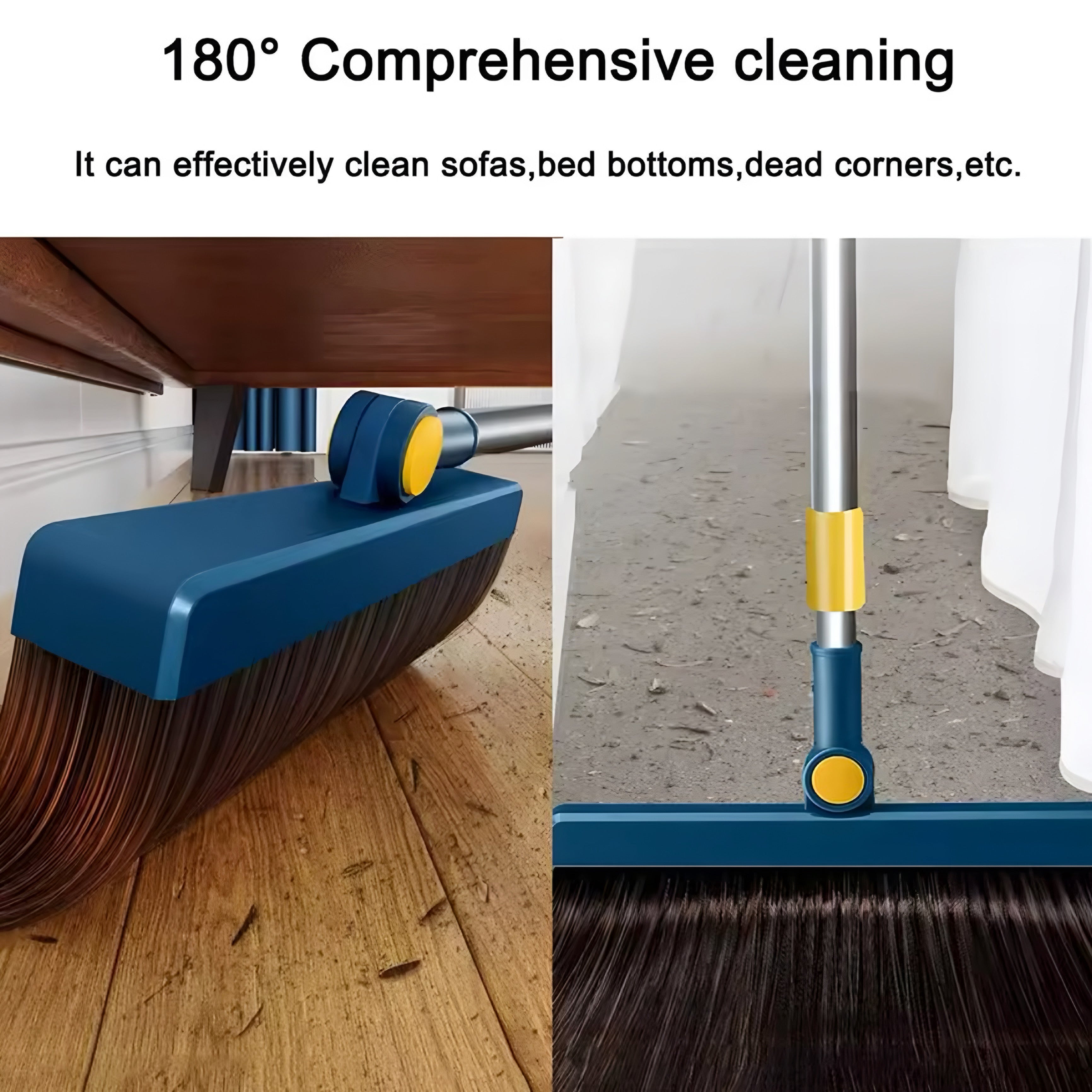 Balai pliable avec pelle – nettoyage rapide et gain de place