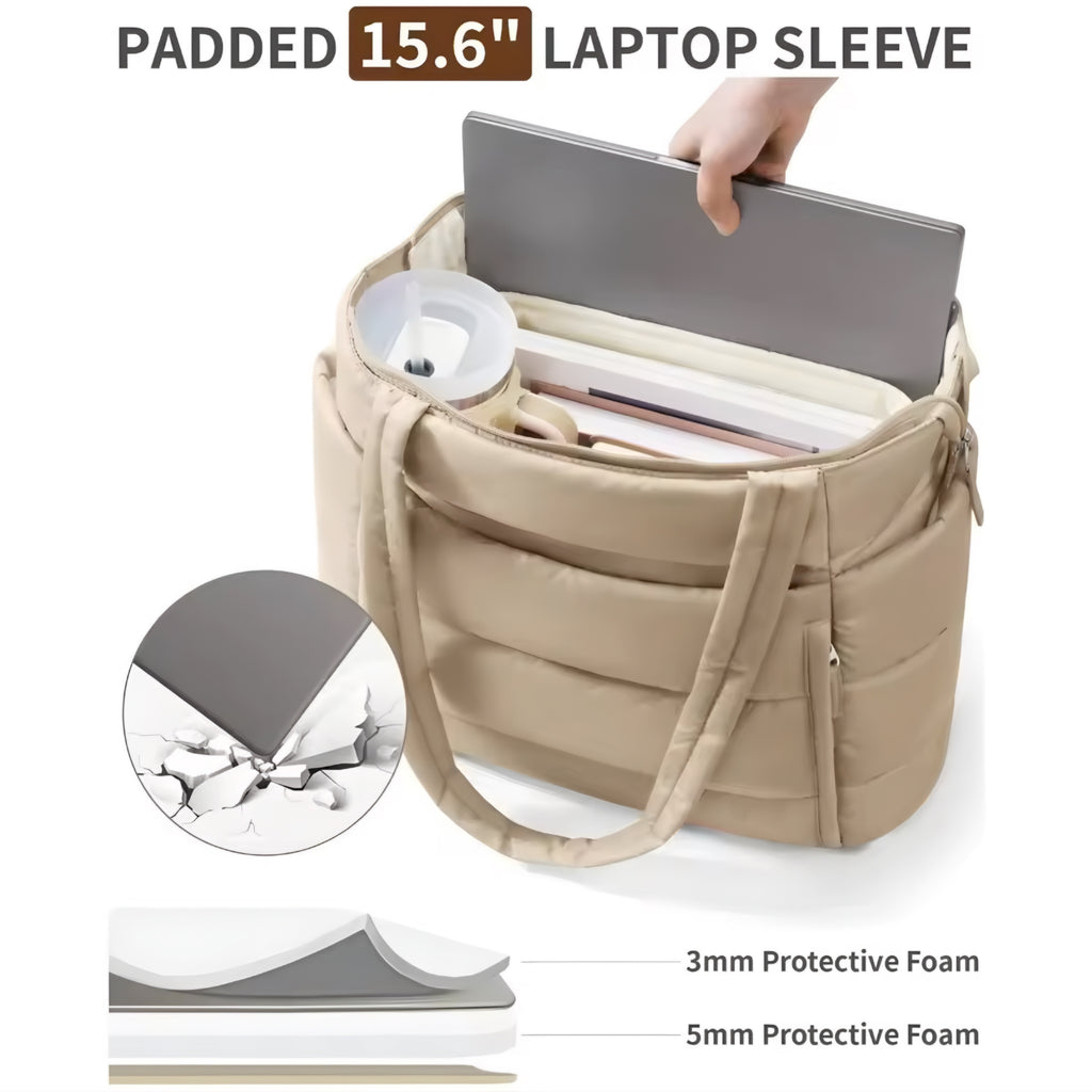 Sac cabas matelassé grande capacité