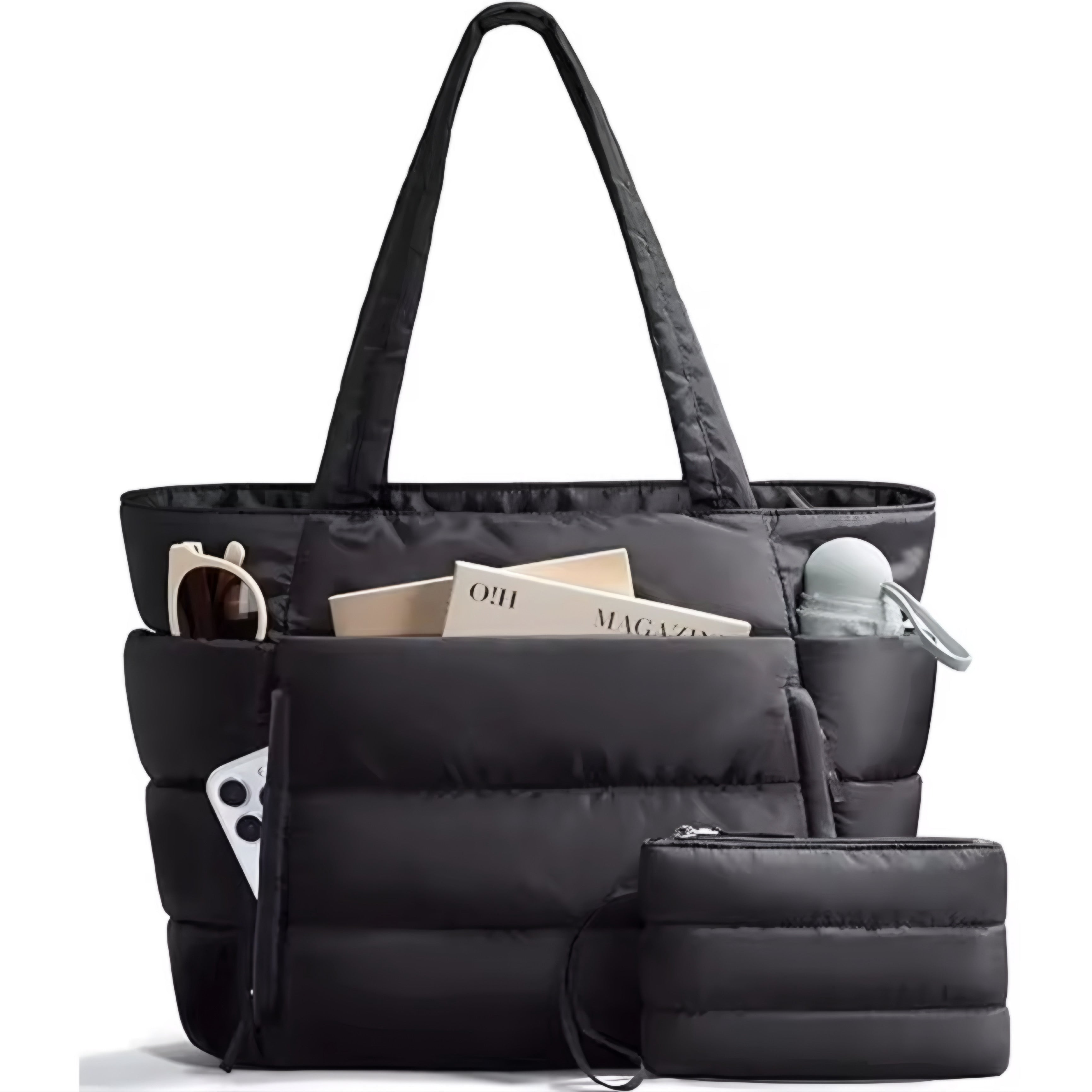 Sac cabas matelassé grande capacité