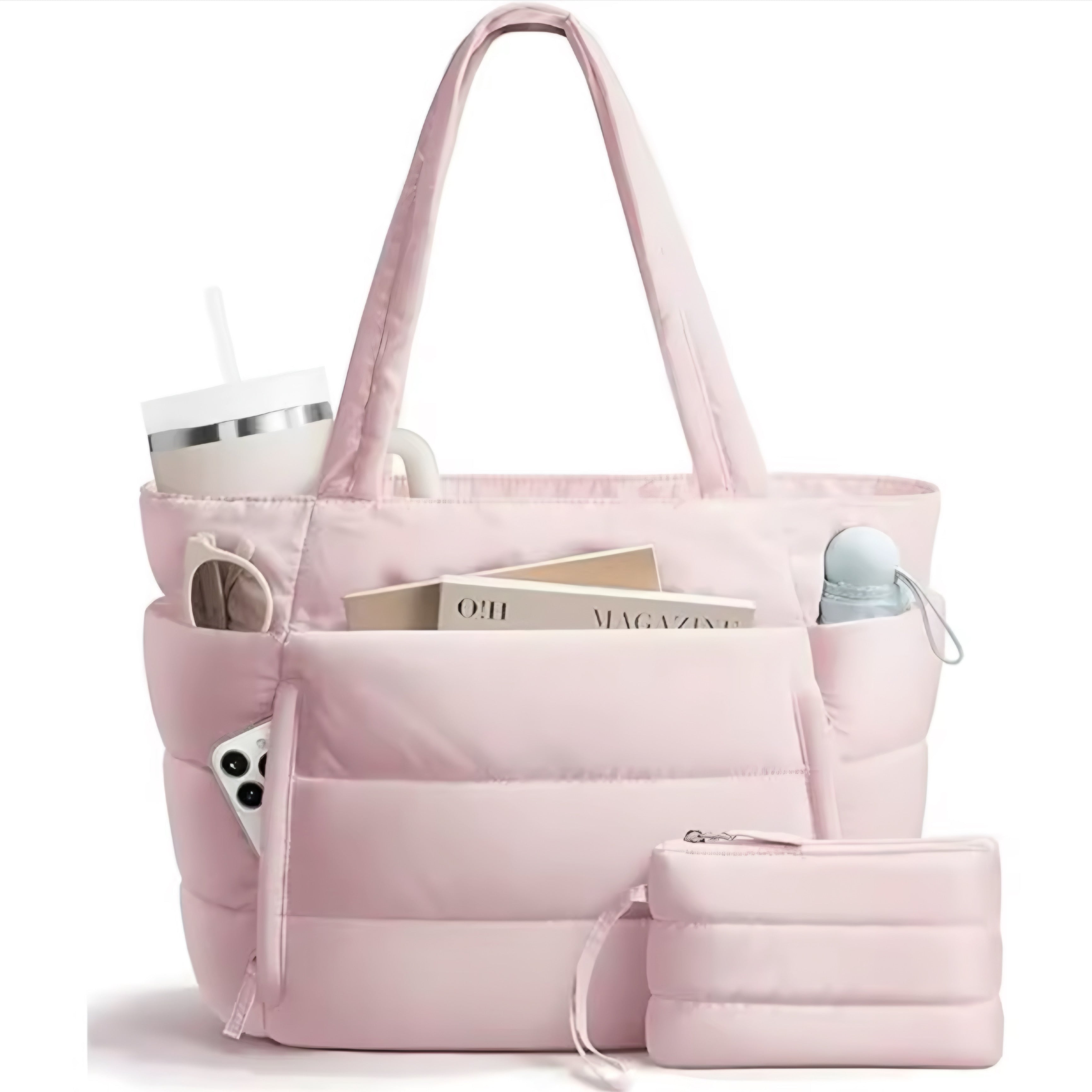 Sac cabas matelassé grande capacité