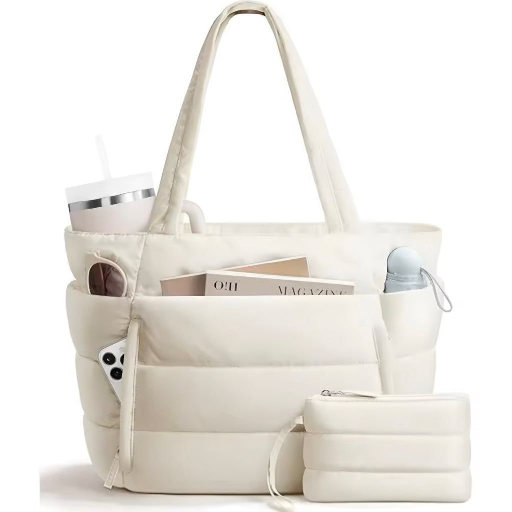 Sac cabas matelassé grande capacité
