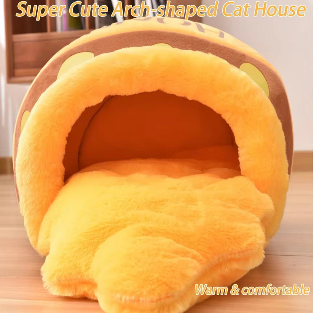 Panier pour chat pot de miel – lit douillet et design mignon
