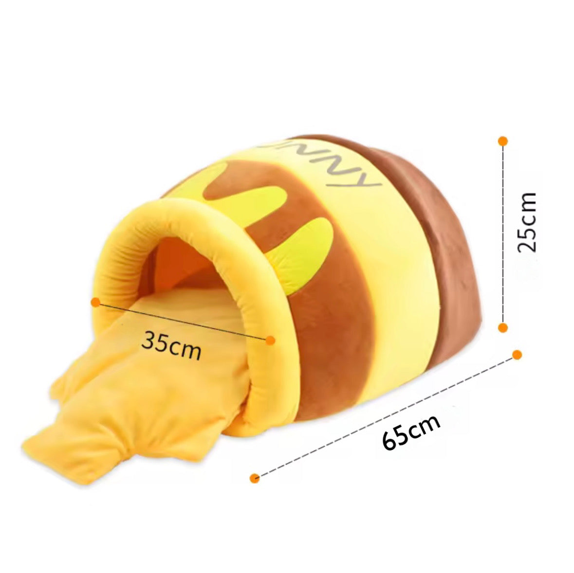 Panier pour chat pot de miel – lit douillet et design mignon