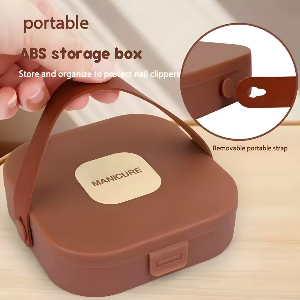 Kit manucure complet en acier inoxydable – soins des ongles précis et portable