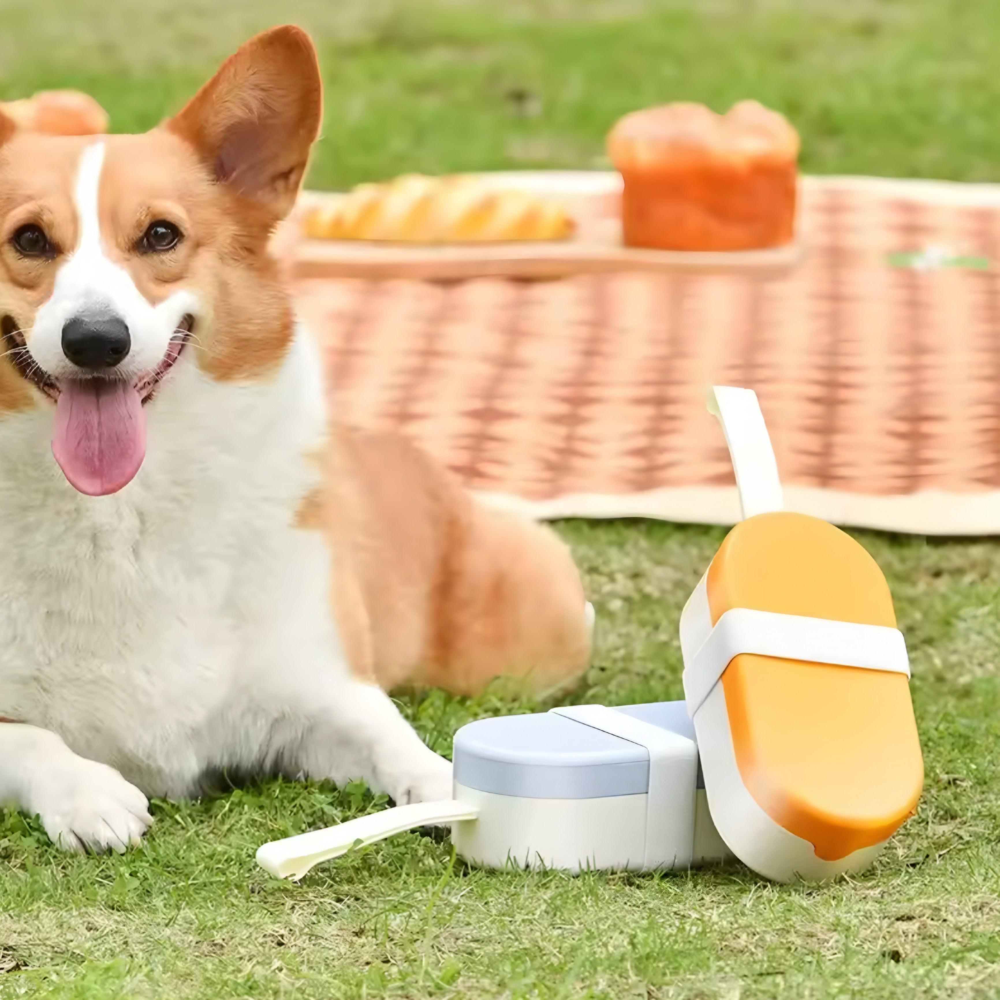 Gourde portable pour chien et chat avec bol intégré – anti-fuite voyage
