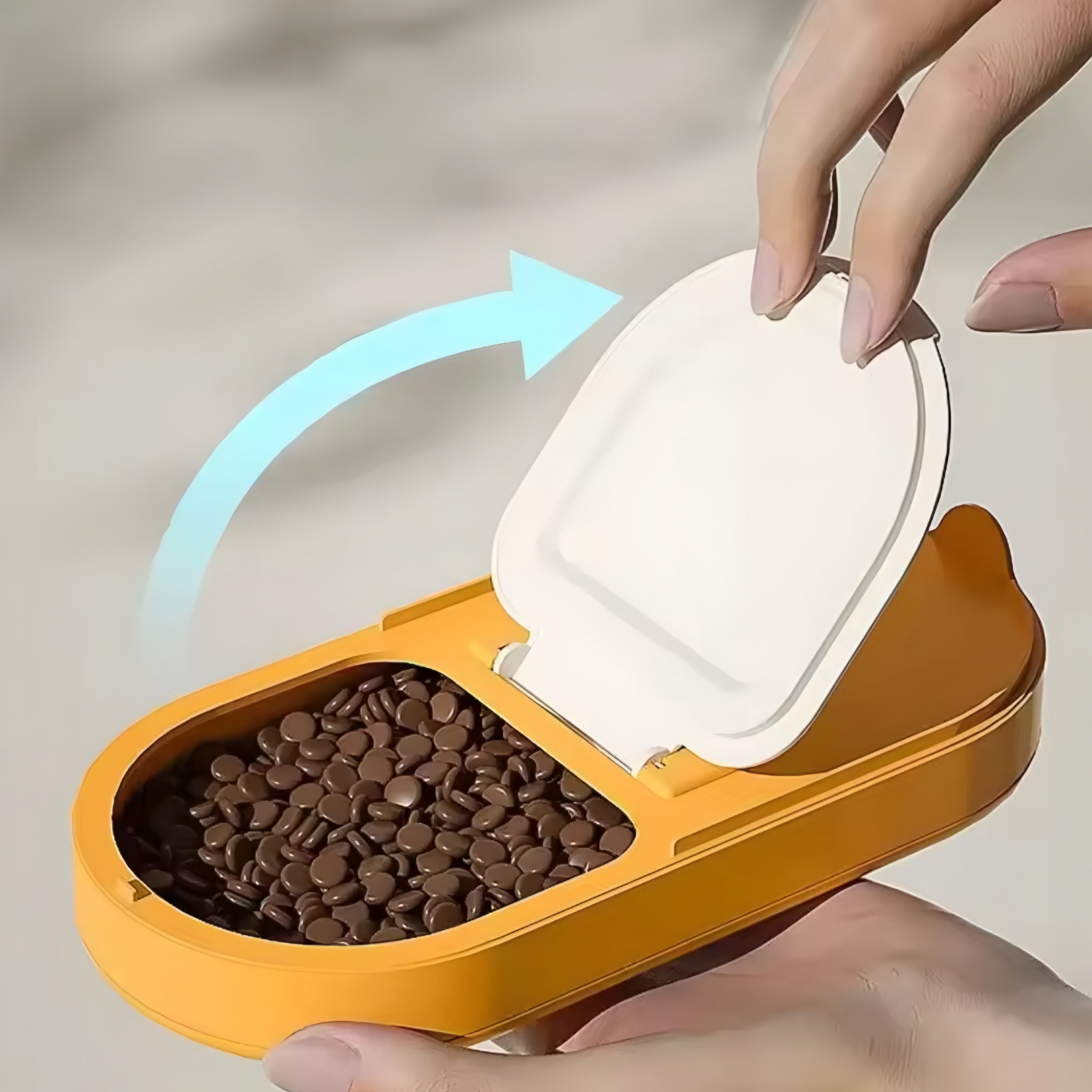 Gourde portable pour chien et chat avec bol intégré – anti-fuite voyage