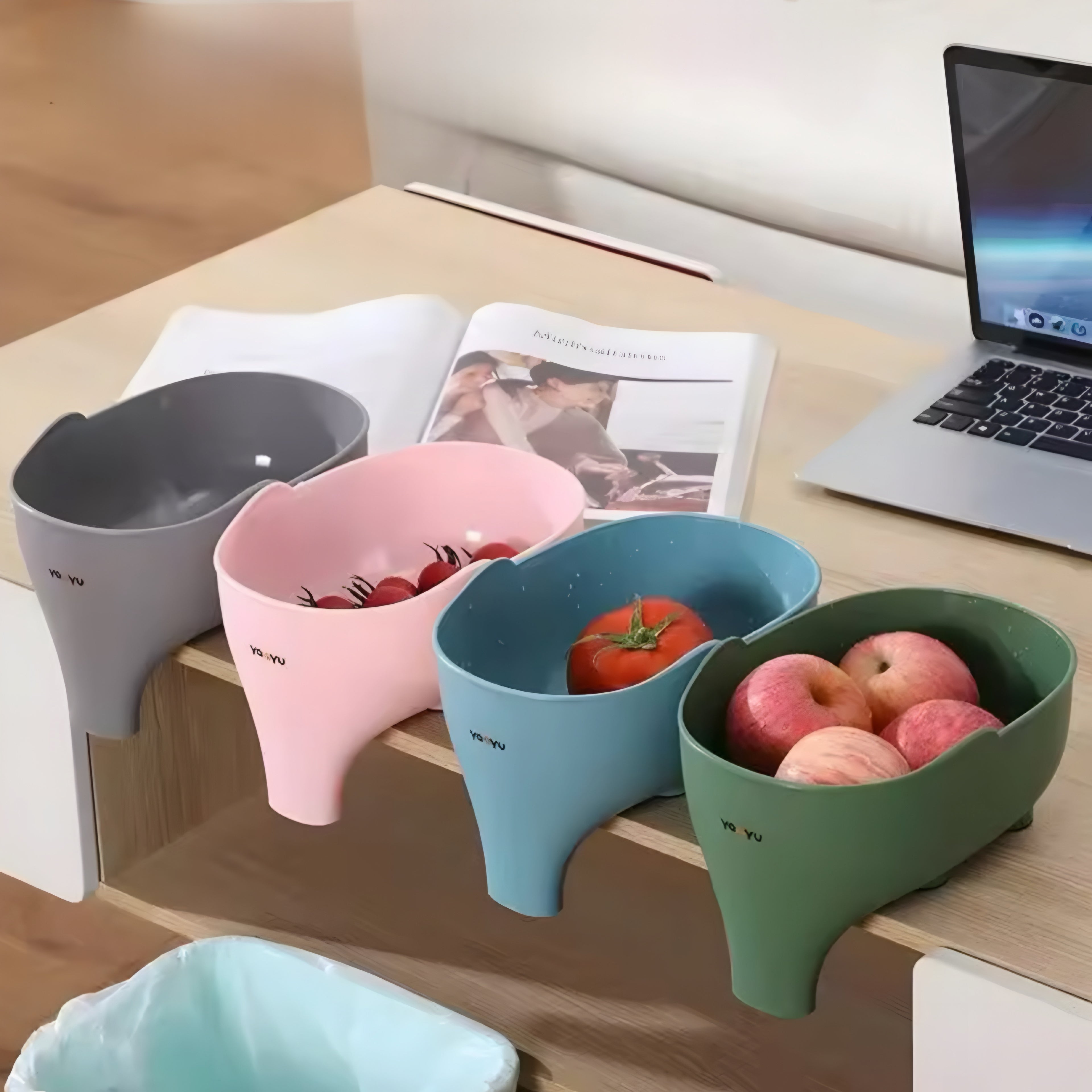 Égouttoir à fruits éléphant – panier de cuisine multifonction pratique